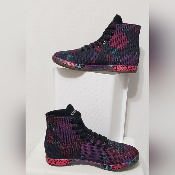 NoBull Succulent Floral High Top Trainer Sneaker Shoe (Unisex)W9 M7.5 - Picture 2 of 15